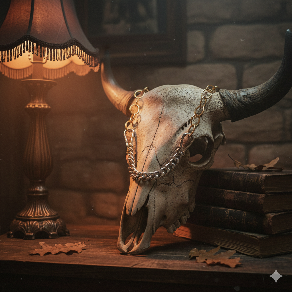 Anarchy Mixed Metal Necklace